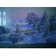 Bead Embroidery Kit on Art Canvas "Bewitched forest"