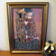 Bead Embroidery Kit on Art Canvas "The kiss"