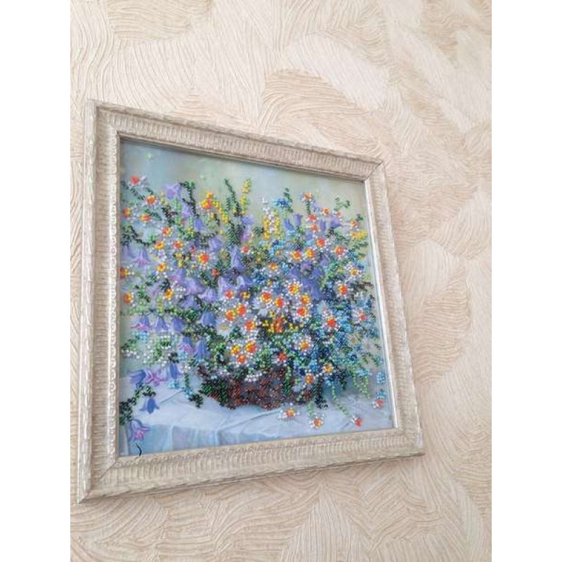 Bead Embroidery Pattern on Art Canvas "Tender Morning"