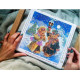 Bead Embroidery Pattern on Art Canvas "Magic Winter"