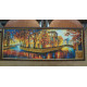 Bead Embroidery Kit on Art Canvas "Gold reflections"