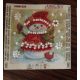 Mini Bead Embroidery Magnet Kit "Winter guest"