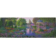 Bead Embroidery Kit on Art Canvas "By the pond"