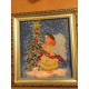 Bead Embroidery Pattern on Art Canvas "The Christmas Star"