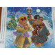 Bead Embroidery Pattern on Art Canvas "Magic Winter"