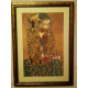 Bead Embroidery Kit on Art Canvas "The kiss"
