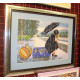 Bead Embroidery Kit on Art Canvas "The parting"