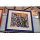 Bead Embroidery Pattern on Art Canvas "Сamomiles and coffee"