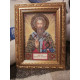 Mini Icon Bead Embroidery Kit on Art Canvas "St. Basil"