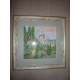 Bead Embroidery Pattern on Art Canvas "The Magic Castle"