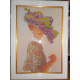 Bead Embroidery Kit on Art Canvas "Elizabeth"