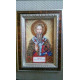 Mini Icon Bead Embroidery Kit on Art Canvas "St. Basil"