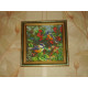 Bead Embroidery Pattern on Art Canvas "Morning Forest"