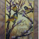 Bead Embroidery Pattern on Art Canvas "March"