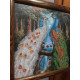 Bead Embroidery Pattern on Art Canvas "Rivals"