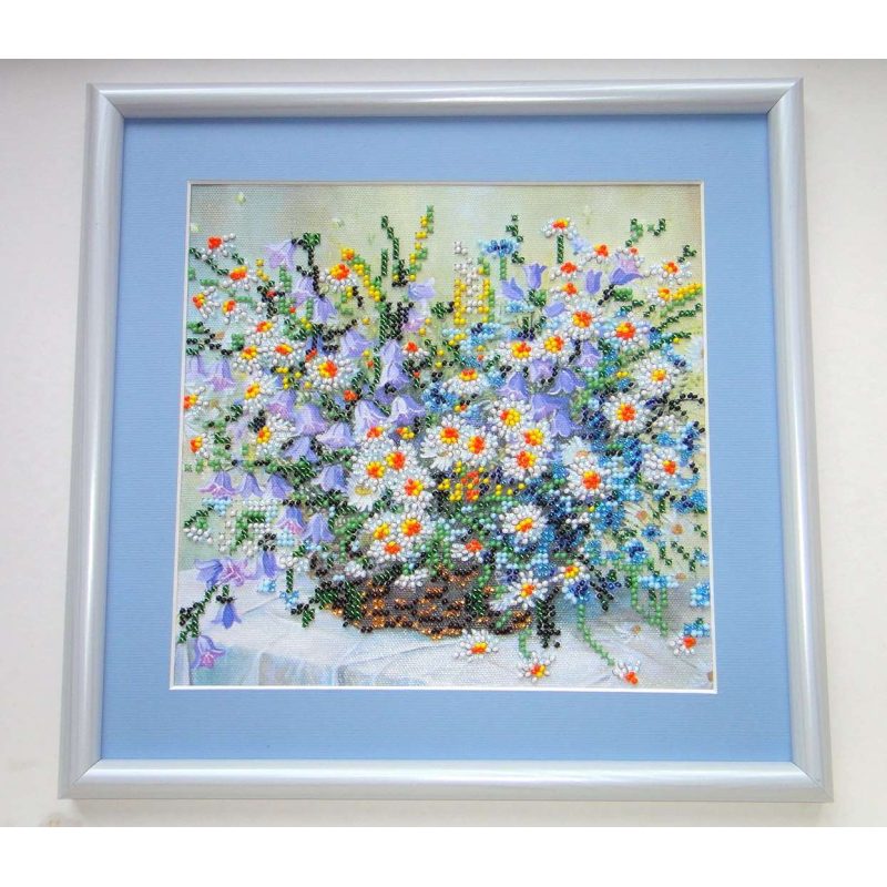 Bead Embroidery Pattern on Art Canvas "Tender Morning"