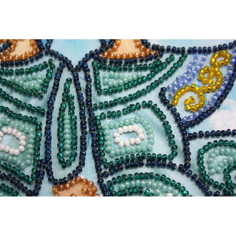 Bead Embroidery Kit on Art Canvas "Gemini"