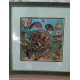 Bead Embroidery Pattern on Art Canvas "Sea turtle"