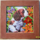 Bead Embroidery Pattern on Art Canvas "Puppy"