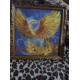 Bead Embroidery Pattern on Art Canvas "The Firebird"