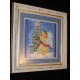 Bead Embroidery Pattern on Art Canvas "The Christmas Star"
