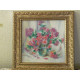 Bead Embroidery Pattern on Art Canvas "Chrysanthemums"