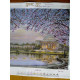 Bead Embroidery Pattern on Art Canvas "Sunset"