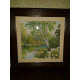 Bead Embroidery Pattern on Art Canvas "Birches"
