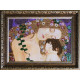 Bead Embroidery Kit on Art Canvas "Mother and Child"