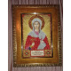 Mini Icon Bead Embroidery Kit on Art Canvas "St. Victoria"