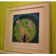 Bead Embroidery Pattern on Art Canvas "Heaven birds"