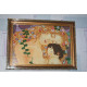 Bead Embroidery Kit on Art Canvas "Mother and Child"