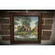 Bead Embroidery Pattern on Art Canvas "An Evening in the Country"