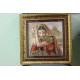 Bead Embroidery Pattern on Art Canvas "Flowers of India"