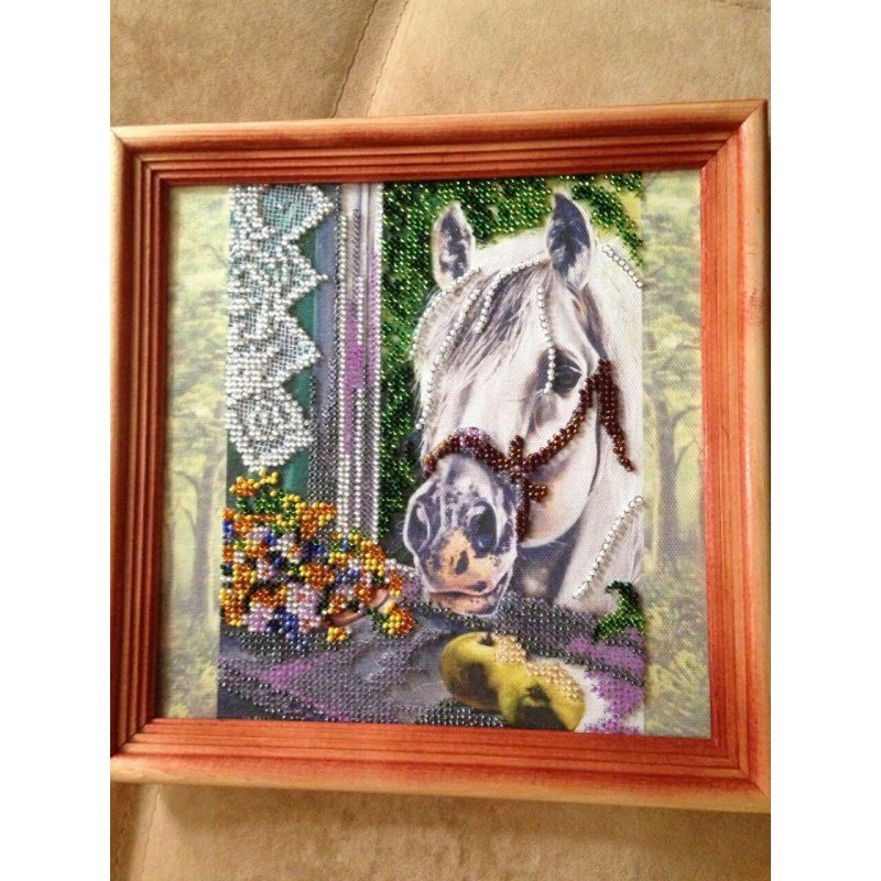 Bead Embroidery Pattern on Art Canvas "Treats"