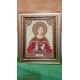 Icon Bead Embroidery Pattern on Art Canvas "St. Nadegda"