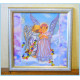 Bead Embroidery Pattern on Art Canvas "Cupids"