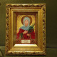 Mini Icon Bead Embroidery Kit on Art Canvas "St. Tatiana"