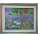 Bead Embroidery Kit on Art Canvas "Swan song"