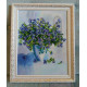 Bead Embroidery Pattern on Art Canvas "Daisy"