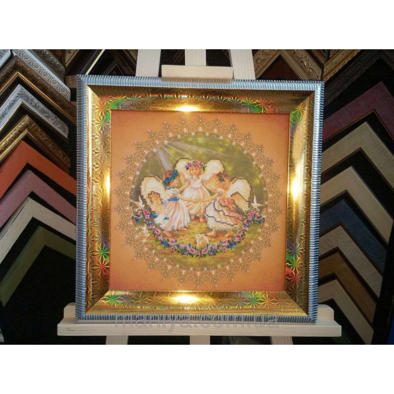 Bead Embroidery Kit on Art Canvas "Fairy-tale"