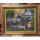 Bead Embroidery Kit on Art Canvas "Summer harmony"