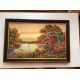 Bead Embroidery Kit on Art Canvas "Quiet Sunset"