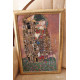 Bead Embroidery Kit on Art Canvas "The kiss"