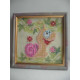 Mini Bead Embroidery Kit on Art Canvas "Snail"