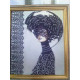 Bead Embroidery Kit on Art Canvas "Morgana"