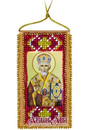 Talisman Bead Embroidery Kit on Art Canvas "Traveller' Prayer (Ukrainian text)"