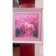 Bead Embroidery Pattern on Art Canvas "Horses In Love"