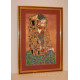 Bead Embroidery Kit on Art Canvas "The kiss"