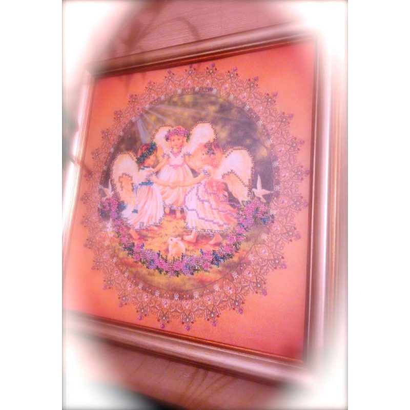 Bead Embroidery Kit on Art Canvas "Fairy-tale"